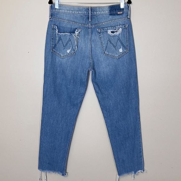 Mother Superior The High Waisted Cardinal Sinner Ankle Chew Jeans -Women's Sz 29 - Picture 4 of 12